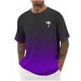 thumbnail image 1 of Liquidation d'Été! T-shirt à Manches Courtes Décontracté à Col Rond Imprimé pour Hommes, Haut Confortable et Élégant pour la Gym, la Course Ou un Usage Quotidien, Soldes de Liquidation Aujourd'hui Offres Prime, 1 of 4