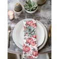 thumbnail image 2 of Pink Pumpkin Cloth Napkins Set of 8 Reusable Dinner Napkins, Thanksgiving Autumn Fall Leaf Flower Cocktail Napkin Washable Table Napkins for Wedding/Holiday Party/Baby Shower 20"x20", 2 of 7