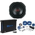 thumbnail image 1 of Alpine RS-W10D4 10” 600w RMS Shallow Car Audio Subwoofer+Mono Amplifier+Amp Kit, 1 of 22