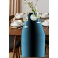 thumbnail image 4 of nqOlkjepod Blue Black Ombre Table Runner 72 Inches Long Farmhouse Dress Scarves, Modern Gradient Abstract Art Dining Tablerunner for Coffee Table/Kitchen Island/Party Décor, 18" x 72", 4 of 8