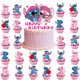 thumbnail image 2 of Suministros de fiesta de Disney Stitch para niños, Decoración de Pastel de feliz cumpleaños, regalos de fiesta de puntada rosa, 2 of 4