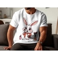 thumbnail image 3 of Cool Beautician Esthetician Beauty Makeup Bunny Rabbit Gift T-Shirt Beautician Hairdresser Bunny Birthday Holiday Gift Tshirt, 3 of 10