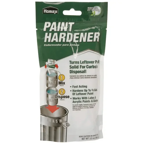 Homax 3535 Paint Hardener,disposal Medium