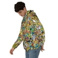 thumbnail image 3 of Simpsons Men's Hoodie With Color Drawstrings Sweatshirt Hooded Pullover Print Winter Coat Jacket X-Large, 3 of 9