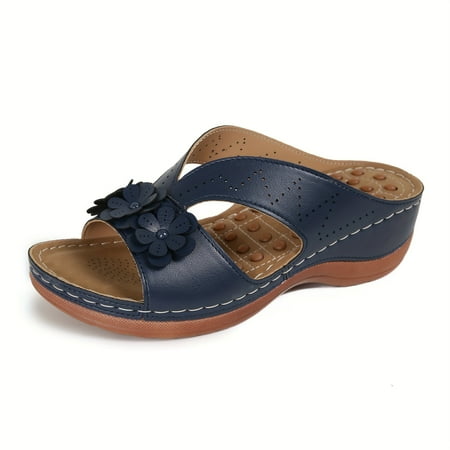

PLUS SIZE Men s Stitching Closed Toe Slip OnAnti-skid Beach Sandals With Hook & Loop Fastener Breathable Sandals For Outdoor Spring And Summer