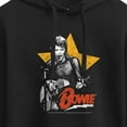 thumbnail image 3 of David Bowie - Bowie Guitar With Star   - Juniors Cropped Pullover Hoodie, 3 of 5