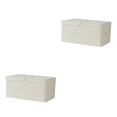 thumbnail image 2 of Caja de almacenamiento de tapa doble gruesa Matsuzay para suministros de arte de tela Grande 2piezas, 2 of 6