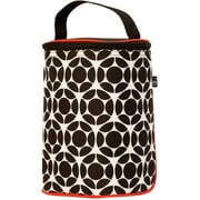 JL Childress 2-Bottle TwoCOOL Baby Bottle Cooler Bag, Black Red Floral by JL Childress