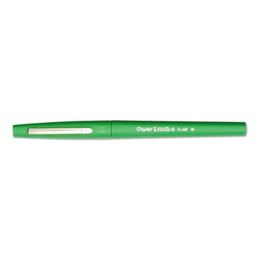CintBllTer 8440152 Point Guard Flair Needle Tip Stick Pen, Green , 0.7Mm, Dozen
