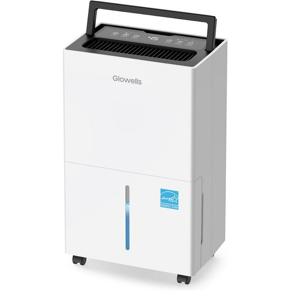 4500 Sq.ft Energy Star Dehumidifier for Home Basement, 52 Pints Large Room Dehumidifier with Drain Hose & Water Tank 0.58 Gal, Dehumidifiers with Smart Humidity Control, Auto Defrost