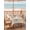 Beige, Tan, White, variant on Outdoor Tablecloth with Umbrella Hole & Zipper, Light Blue Starfish Coastal Square Tablecloth 60x60 Inch, Summer Coral Shell Beach Nautical Patio Table Cover Waterproof Table Cloth for Picnic/Party