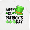 thumbnail image 4 of Inktastic Happy St. Patrick's Day Green Hat and Clovers Boys or Girls Toddler T-Shirt, 4 of 5