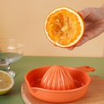 thumbnail image 3 of Exprimidor manual Rojo Verde extractor de jugo portátil pequeño naranja B, 3 of 5