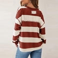 thumbnail image 4 of 2DXuixsh Chandails à Capuchon pour Femmes Chandail en Molleton Surdimensionné Manches Longues Col Rond Chandails à Capuchon Chemises Chandail d'Automne Vêtements Preppy Tendance Rouge Taille m, 4 of 6
