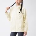 thumbnail image 2 of cllios Men Women Light Jacket Sun Protection Hooded SPF UV Jacket Hiking Fishing Shirt Long Sleeve Full Zip Sun-proof Hoodies, 2 of 7