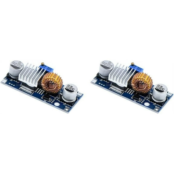 Treedix 2pcs DC-DC XL4015 Adjustable Buck Converter Step Down Power Supply Voltage Regulator Power Module 4~38V High Power 96% High Efficiency