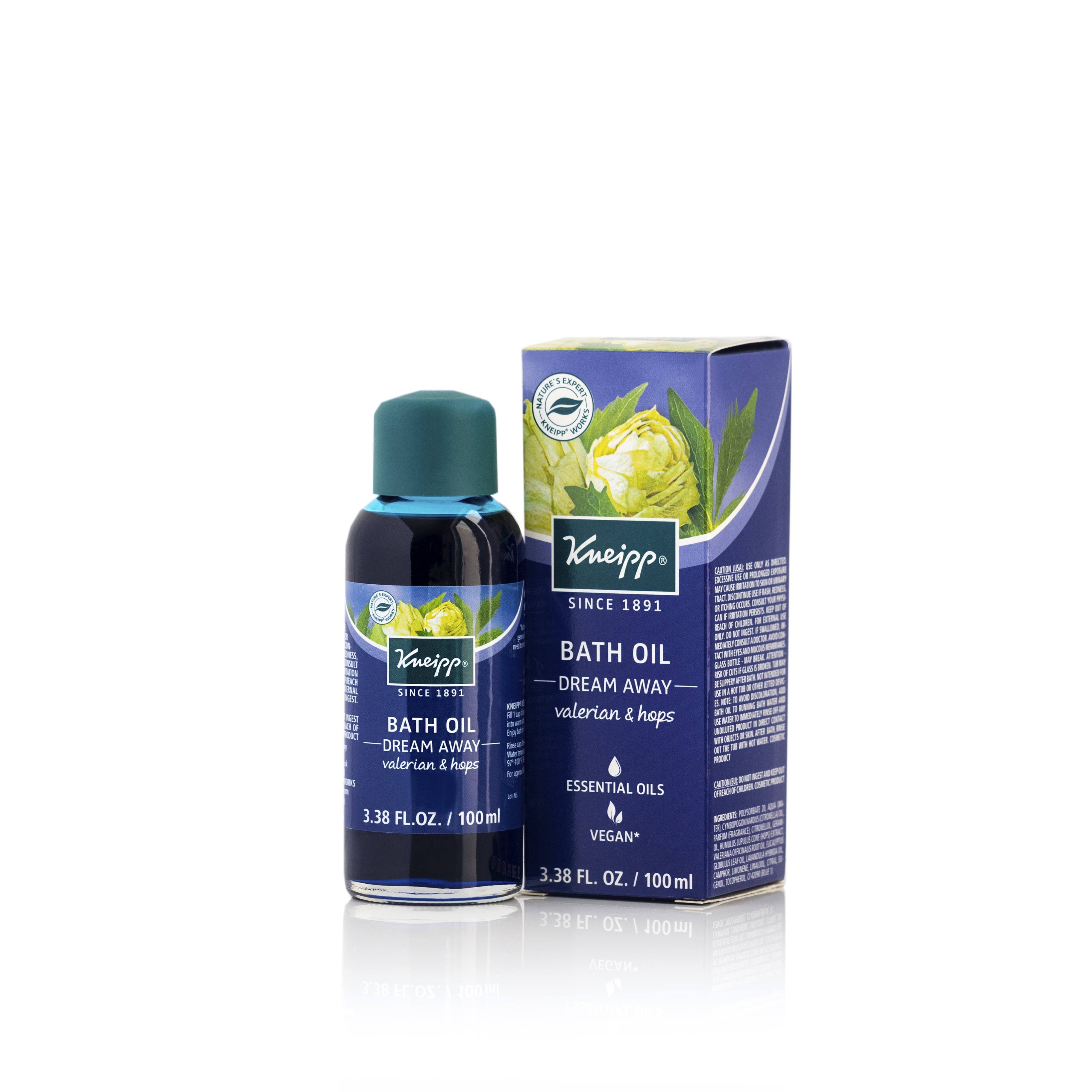 herhaling voor mij Condenseren Kneipp Deep Sleep Valerian & Hops Herbal Bath Oil, 3.38 Fl Oz - Walmart.com