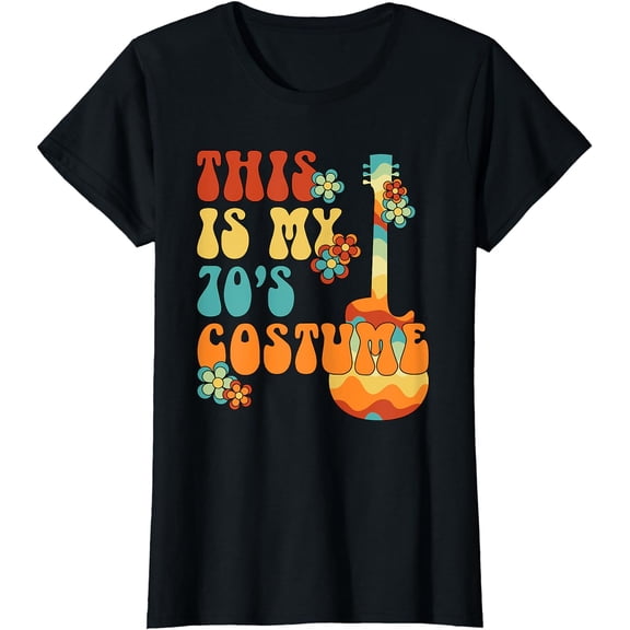 This Is My 70's Costume 70s Party Outfit Groovy Hippie Style T-Shirt