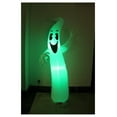 thumbnail image 6 of 8 Foot Tall Lighted Inflatable Ghost Monster with Color Changing LEDs Party Decoration for Outdoor Indoor Holiday Decorations, Blow Up LED Lighted Christmas Yard Decor, Giant Lawn Inflatable, 6 of 8