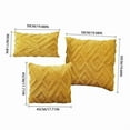 thumbnail image 3 of Coussin Géométrique Doux pour Canapé Sofa Chambre Salon Housse Décorative, 3 of 4
