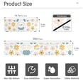 thumbnail image 3 of Yayeee Faucet Mat for Kitchen Sink 14.7" Diatomite Long Splash Guard Pad, Cute Floral, 2 Pack, 3 of 7