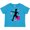 Turquoise, variant on Inktastic Girl Playing Soccer Pink and Yellow Stars Girls Toddler T-Shirt