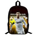 thumbnail image 1 of Football Ronaldo Backpack, Student School Bag, 17 Inch School Bag-QIUPING, 1 of 4