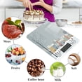 thumbnail image 6 of High Precision Digital Kitchen Scale Tempered Glass Food Scale Multifunction Scale Small Kitchen Appliances Winter Wonderland with Small Town, 6 of 7