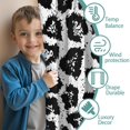 thumbnail image 3 of Blackout Kids Curtains,Black Leopard Pattern Childrens Insulated Curtains Set Of 2,Bedroom Essentials,Toddler Room Decor 42"x54", 3 of 5