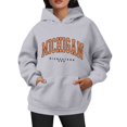thumbnail image 2 of Hoodies for Women 2025 Long Sleeve Y2K Graphic Hoodie with Pockets Hooded Sweatshirt Women Pullover, 2 of 5