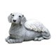 thumbnail image 1 of Estatua de perro ángel decorativa de resina creativa, adorno de animal para jardín. Estilo B, 1 of 9