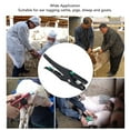 thumbnail image 4 of Alicates Para Etiquetas De Oreja, Aplicador De Etiquetas De Oreja Para Ganado De aleación De Zinc Y Acero Inoxidable Para Granja, 4 of 7