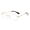 Clear, variant on Rimless Rectangle Sunglasses With Uv400 Protection Frameless Square Glasses Durable Eyeglasses For Vacations Parties Photos(Purple-15Cm)