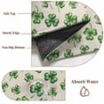 thumbnail image 6 of Large Area Rugs for Living Room Bedroom, St. Patrick's Day 6'x9' Rug Washable Carpet Runner Indoor Outdoor, Green Lucky Clovers Watercolor Rustic Non Slip Floor Mats Rug for Kitchen, Playroom, 6 of 8