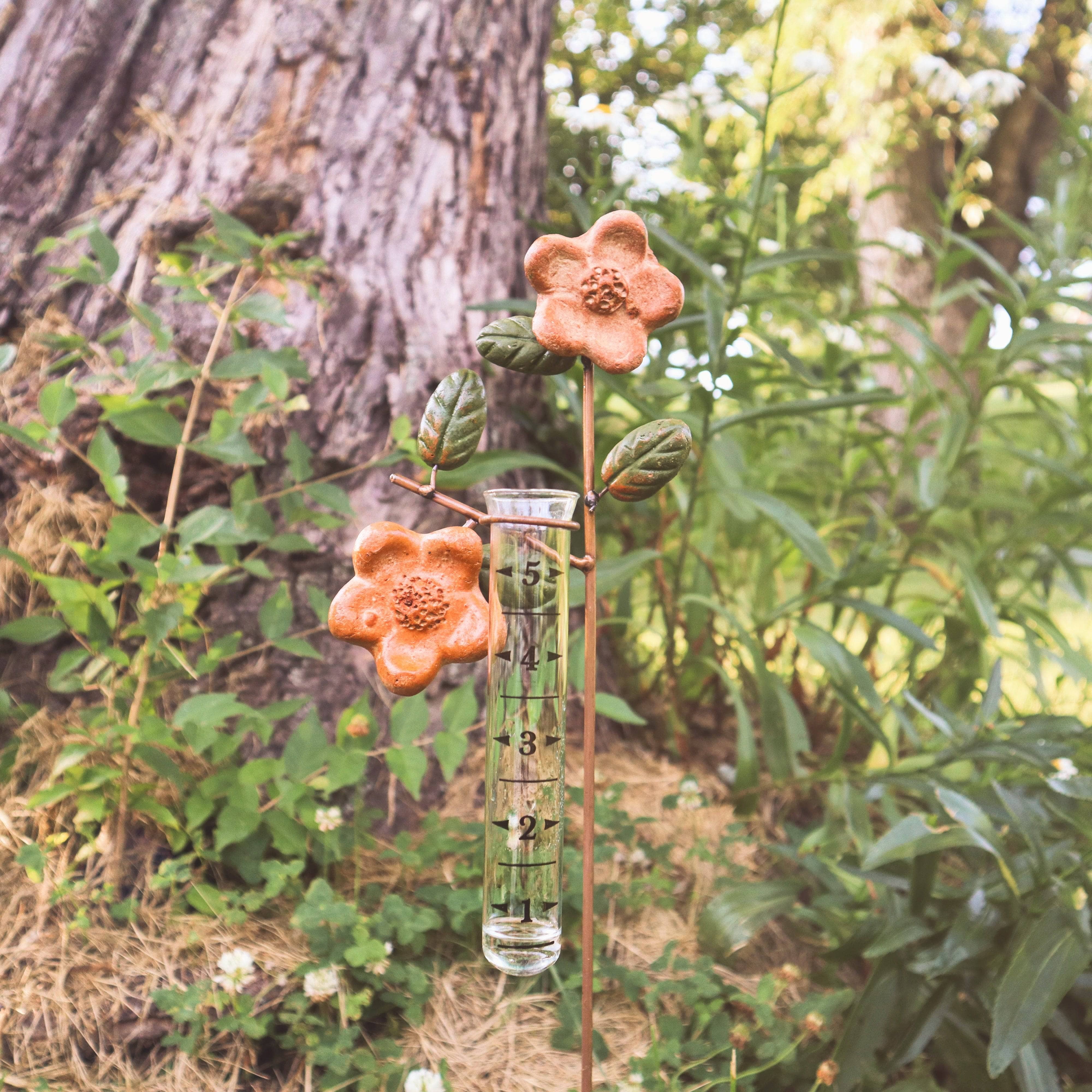 Apple Blossom Rain Gauge