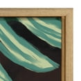 thumbnail image 3 of Kate and Laurel Sylvie Lady in the Jungle Framed Canvas Wall Art by Kendra Dandy of Bouffants and Broken Hearts, 18x24 Gold, Beautiful Abstract Art for Wall, 3 of 8