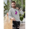thumbnail image 2 of Dancing Eggplant Sweatshirt Men -Image by Shutterstock, Male Large, 2 of 4
