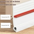 thumbnail image 2 of 39inch Door Draft Stopper Sweep Weather Stripping Noise Blocker Under Door Draft Stopper, Door Sweep for Bottom of Door, 2 of 5