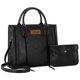thumbnail image 1 of Conjunto de bolsos Montana West Wrangler, monedero y monedero, negro, 1 of 7
