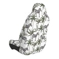 thumbnail image 4 of Lsque Palm Trees Zebra Pattern Car Seat Covers for Front Seats , Waterproof Seat Covers for Cars, Sporty Front Seat Covers,Car Seat Cover Protector Front Seats, 4 of 5