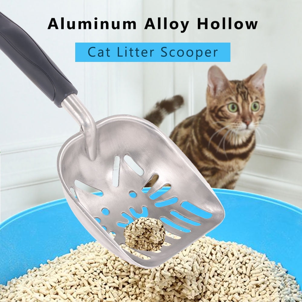 Aluminum Alloy Hollow Cat Litter Scooper Litter Shovel Sifter with Long