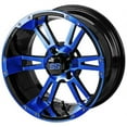 thumbnail image 2 of LSI Raptor 12" Golf Wheels Black/Blue 23" Ceros Tires Yamaha, 2 of 4