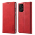 thumbnail image 2 of Compatible with Samsung A73 5G Wallet Case, PU Leather Flip Folio Case with Card Holders RFID Blocking Kickstand [Shockproof TPU Inner Shell] Phone Cover For Samsung Galaxy A73 5G, Red, 2 of 11