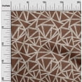 thumbnail image 2 of oneOone Polyester Spandex Brown Fabric Geometric Diy Clothing Quilting Fabric Print Fabric By Yard 56 Inch Wide, 2 of 5