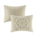 thumbnail image 4 of Gracie Mills Ray Boho Tufted Cotton Chenille Medallion Fringe Coverlet Set - GRACE-11118, 4 of 4
