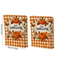 thumbnail image 3 of Antqov Fall Chair Covers Set of 2, Washable Pumpkin Maple Leaf Thanksgiving Chair Covers for Dining Chairs, Removable Chair Slipcovers for Kitchen Holiday Party Home Decor, 3 of 6