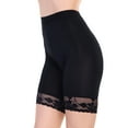 thumbnail image 3 of Angelina Satin High-Waist Safety Underpants with Lace Accent (6 or 12 Pack), 3 of 5
