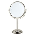 thumbnail image 3 of Nameeks Ar7724-3X Glimmer 8" Diameter Modern Circular Stainless Steel Framed Bathroom, 3 of 4