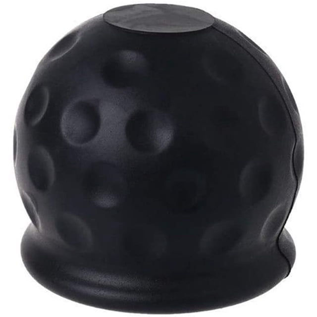 Cubierta protectora de bola de remolque de coche de goma universal negro 2 piezas ShuxiuWang 8390613696564