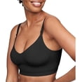 thumbnail image 2 of Warner's BLACK Easy Does It Seamless Longline Bra, US Small, 2 of 3